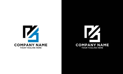 Minimalist modern abstract letter B logo.