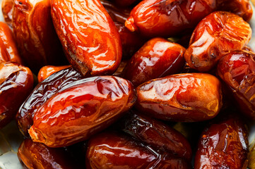 Dried date on table