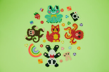 アイロンビーズ 動物