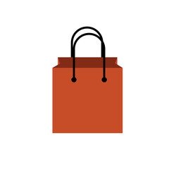 Shopping bag icon. Online store shopping bag. 