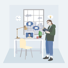 Work-From-Home Becomes New Normal, adjusting to a new normal. How to have mercy on yourself while working at home with others.