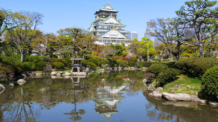 大阪城　日本庭園