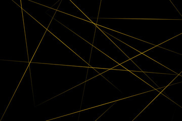 Abstract black with gold lines, triangles background modern design. Vector illustration EPS 10.