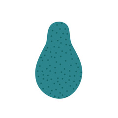 Delicious avocado is a healthy natural wholesome exoic fruit on an isolated background.