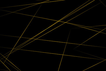 Fototapeta premium Abstract black with gold lines, triangles background modern design. Vector illustration EPS 10.