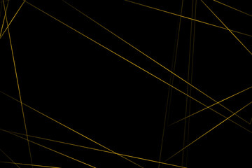 Fototapeta premium Abstract black with gold lines, triangles background modern design. Vector illustration EPS 10.