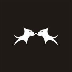 Dog logo, Dog logo design vector illustration, Stock illustration Dog logo design template vector image