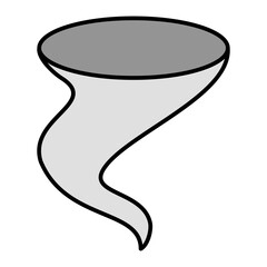  Vector Tornado Outline Icon Design