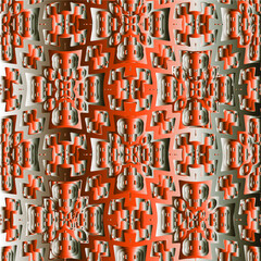 Obraz na płótnie Canvas Patterns with black-and-red-and-white gradient. Abstract metallic background. 