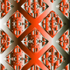 
Patterns with black-and-red-and-white gradient. Abstract metallic background. 