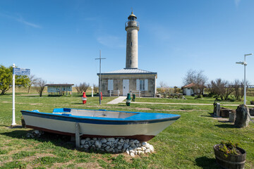 Médoc: Phare de Richard, estuaire de la Gironde (France) © E. Cowez