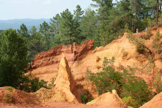 Les carri&egrave;res d'ocre du Luberon