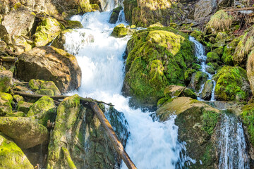 The Trefflingfall is located in the Vorderen Tormäuern of the Ötscher-Tormäuer Nature Park, Lower Austria