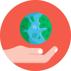 Global Warming Icon. Ecology Icon. Vector Illustration.