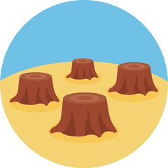Global Warming Icon. Ecology Icon. Vector Illustration.