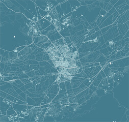 map of the city of Murcia, Spain