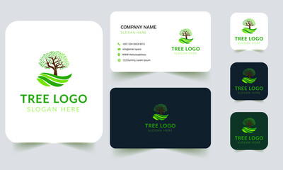 Nature Care logo and Business card Design 