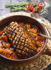 Roasted pork belly