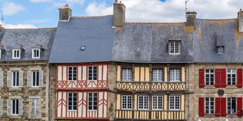 Tréguier dans les côtes d'Armor en Bretagne, sa cathédrale, son cloître.  © Bernard GIRARDIN