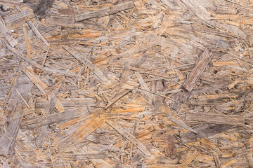 rustic wooden plywood background texture of wood shavings