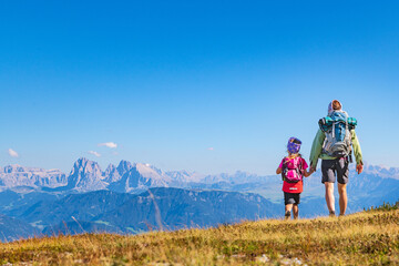 Dolomiten, Villanderer Alm, wandern