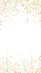 Gold stars luxury sparkling confetti. Scattered sm