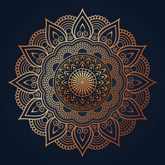 Abstract mandala background design for card, cover, wallpaper, print, poster