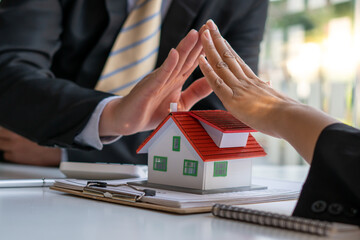 A business couple who bought a house together for planning their future lives,Mortgage loan...