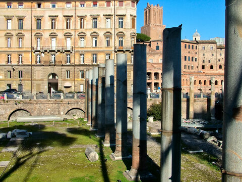 Forum of Trajan in Rome, Italy