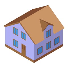 Inheritance house icon. Isometric of Inheritance house vector icon for web design isolated on white background