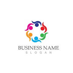 Obraz premium Community, network and social icon