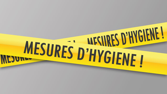 Logo mesures d'hygi&egrave;ne.