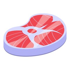 Gmo meat icon. Isometric of Gmo meat vector icon for web design isolated on white background