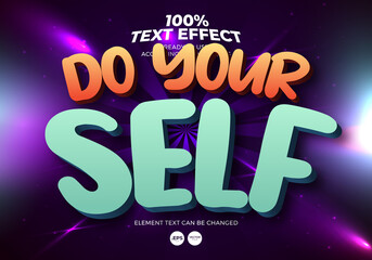 Do Your Self Editable Text Effect