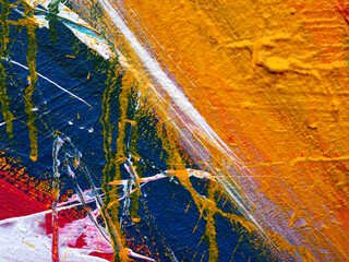 Colorful oil paint brush stroke abstract background texture  design illustration.
