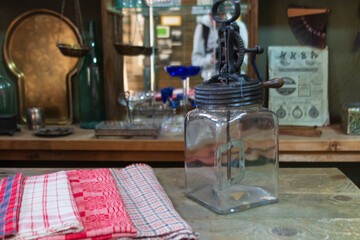 room with old objects in the house