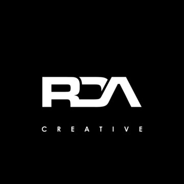 RDA Letter Initial Logo Design Template Vector Illustration