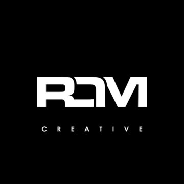 RDM Letter Initial Logo Design Template Vector Illustration