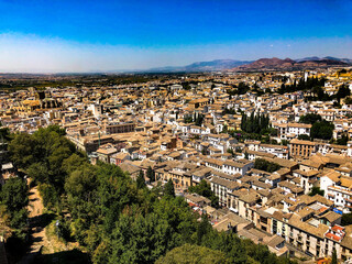 Fototapeta na wymiar panorama starego miasta