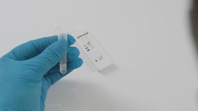 Quick swab method to test COVID-19 Coronavirus SARS-CoV-2 at home
