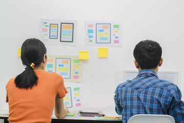 Smooth Focus,A team of UI UX web designers are working together to develop a mobile responsive...