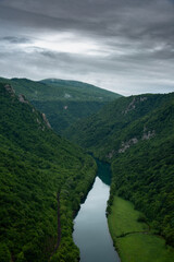 river in the mountains