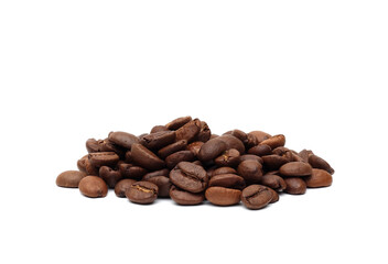 coffee beans on white background