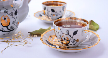cup of tea and sugar