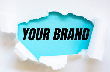 Word writing text Your Brand.