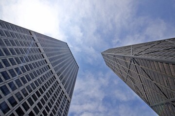 Fototapeta premium Aussenfassaden in Downtown Chicago