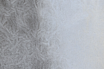 snow pattern on a cold winter window