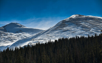 Fototapeta na wymiar Spectacular landscape at Breckenridge Ski resort, CO