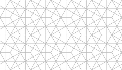 The geometric pattern with lines. Seamless vector background. White and gray texture. Graphic modern pattern. Simple lattice graphic design.