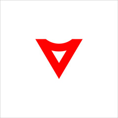 v logo